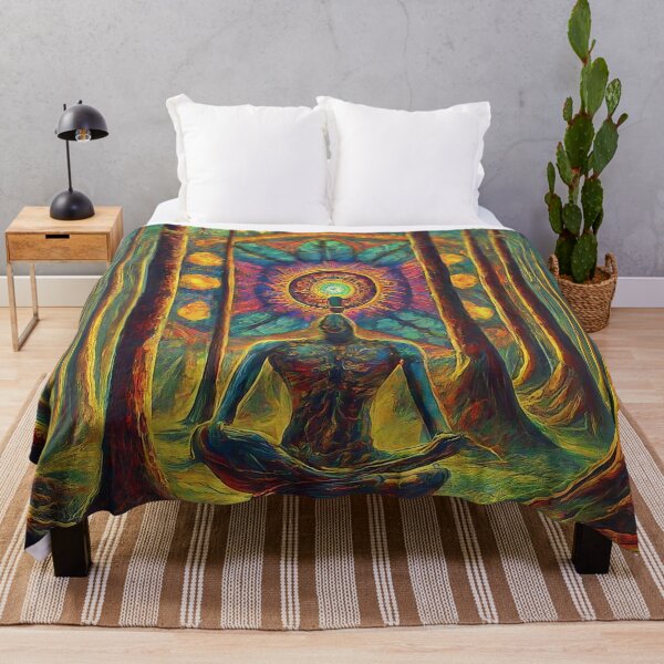 Item preview, Trippy Tranquility: Forest Meditation designed and sold by ZipperDragon88.