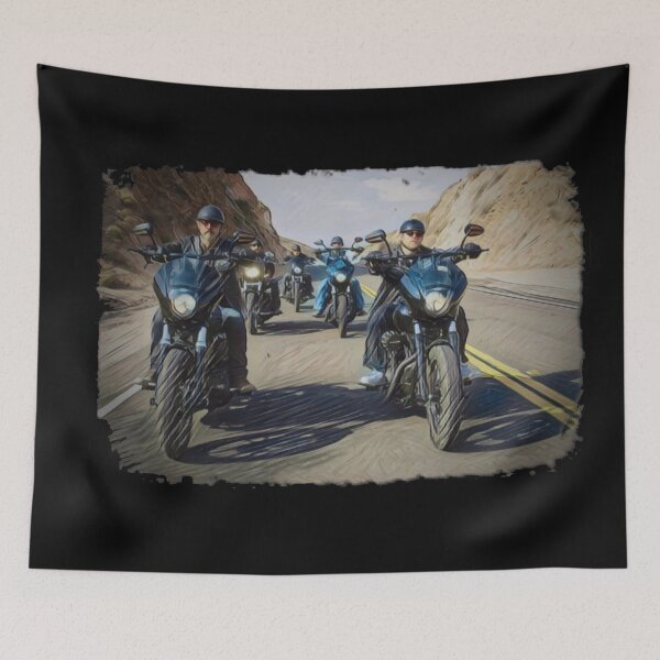 Item preview, MOTORCYCLE PILGRIMAGE designed and sold by THE AMERICAN TEEVANGELIST.