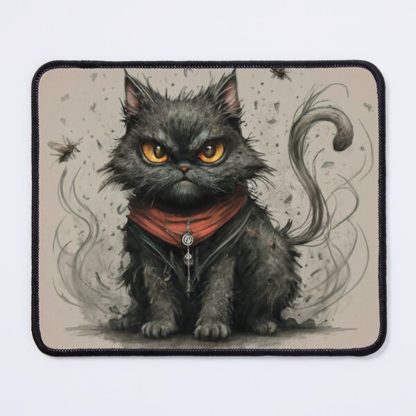 Item preview, Too Dirty Scruff Black Cat designed and sold by Random Designs.