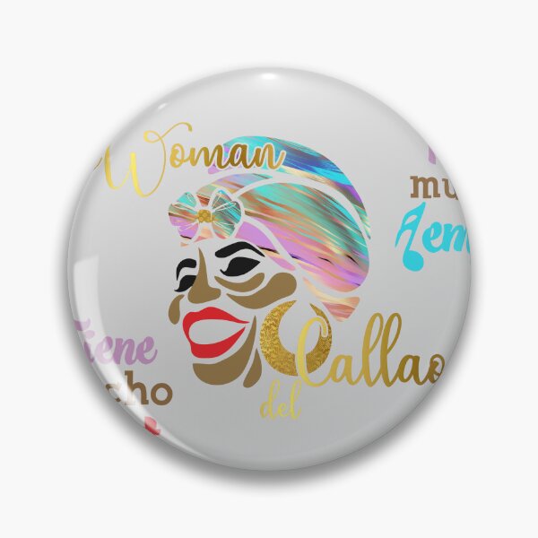 Item preview, Madama del Callao: Carnival Celebration Tee, Woman del callao Venzuela Madama holographic and gold designed and sold by amahechoamano.