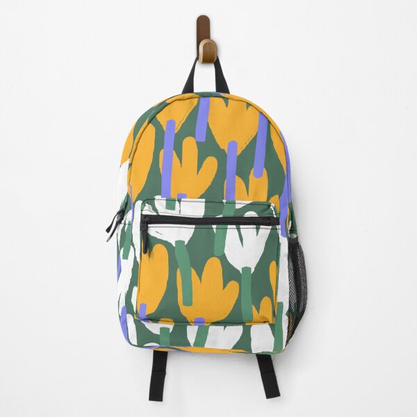 Item preview, Iconic Modern Tulip Field in White, Yellow and Green designed and sold by Deutschic.