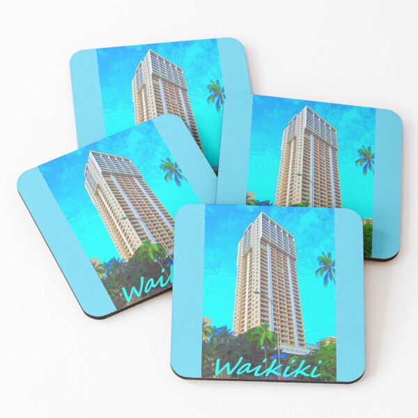 Royal Kuhio chasing the sky Coasters (Set of 4)