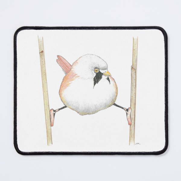 Item preview, Bearded Reedling in Toe Shoes designed and sold by JimsBirds.