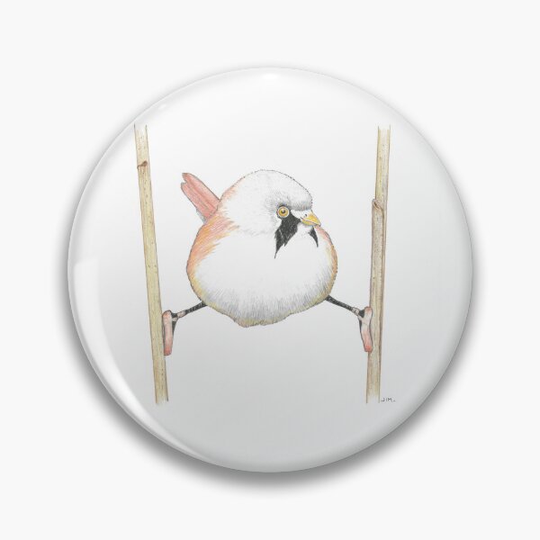 Item preview, Bearded Reedling in Toe Shoes designed and sold by JimsBirds.