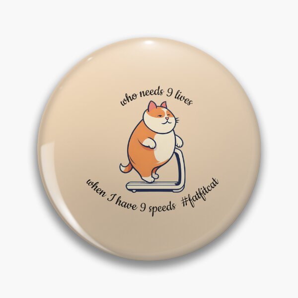 Item preview, #fatfitcat designed and sold by WildLadyWood.
