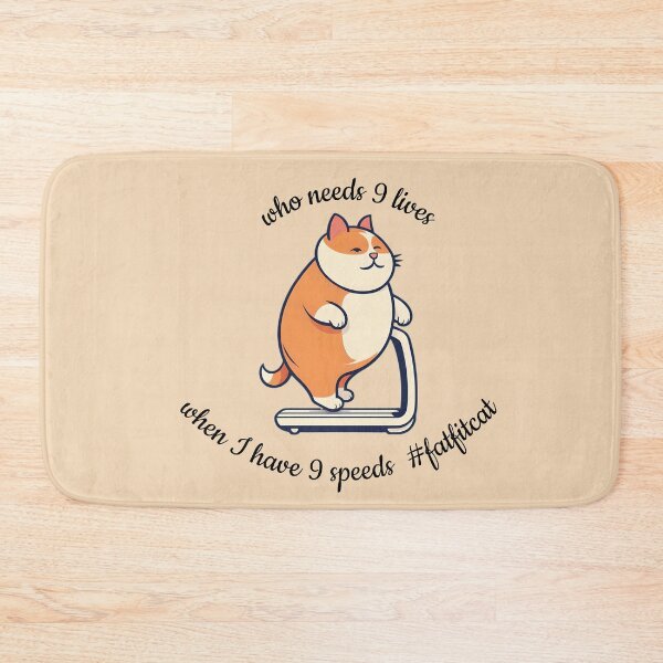Item preview, #fatfitcat designed and sold by WildLadyWood.