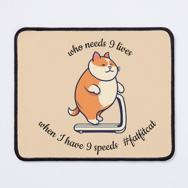 Item preview, #fatfitcat designed and sold by WildLadyWood.