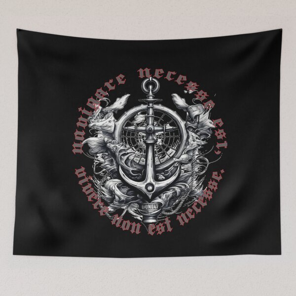 Item preview, Navigare necesse est , vivere non est necesse ,anchor designed and sold by TomVtX.