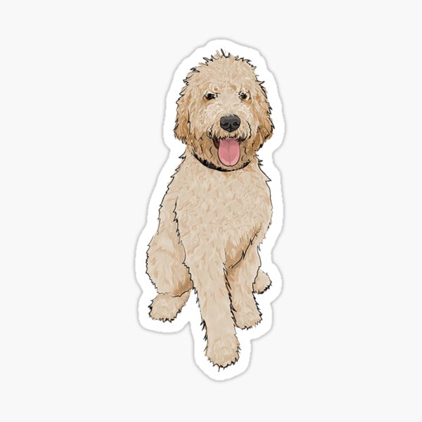 Golden Doodle Sticker