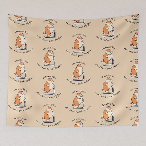 Item preview, #fatfitcat designed and sold by WildLadyWood.