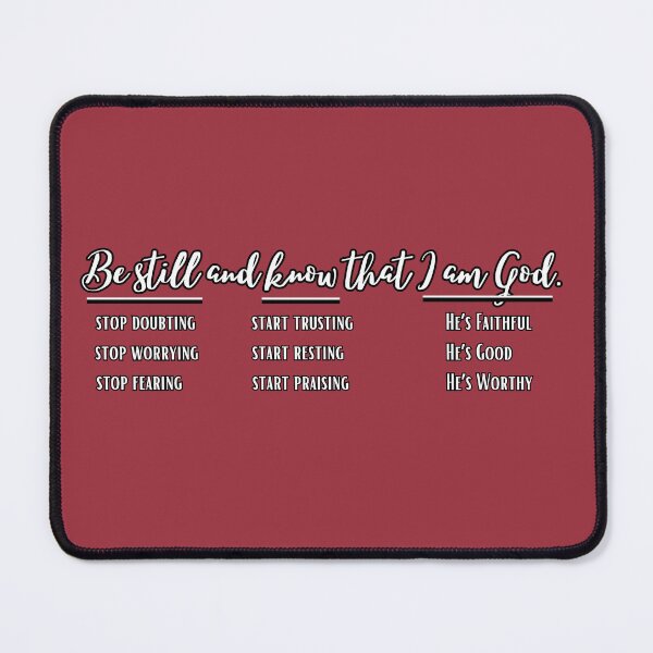 Item preview, Be Still & Know That I Am God  designed and sold by A-M-Watson.