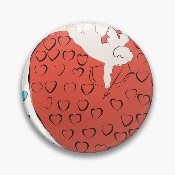 Item preview, ANDY WARHOL Amor With 55 Hearts | Fashion Illustration | Vintage Heart Print | Wedding Gift | Retro Style | Red Heart | Anniversary Gift  designed and sold by HoneymoonHotel.