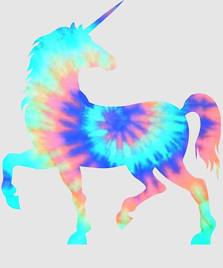 “Tie Dye Unicorn | Colorful Tye Dye Horse Horn” Posters by melsens