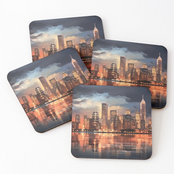 Item preview, City skyline designed and sold by 33wolvesdesigns.
