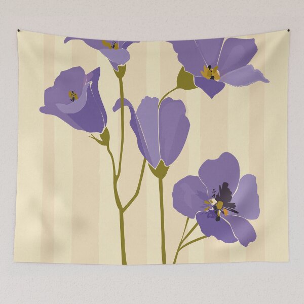 Item preview, LILAC BOUQUET FLEURS, PURPLE FLOWERS designed and sold by HoneymoonHotel.