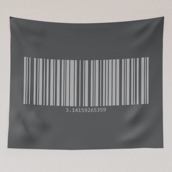Item preview, Barcode with the digits of Pi designed and sold by Whanaketanga.