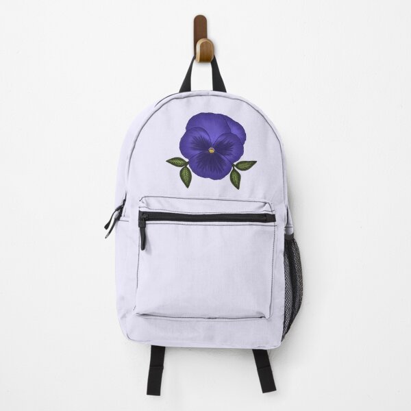 Item preview, Purple, blue pansy flower floral digital drawing designed and sold by Beardraws18.