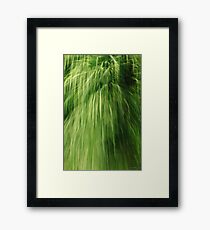Greenfall (conceptual) Framed Print