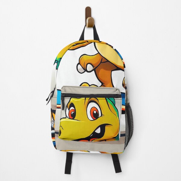 Item preview, Cartoon Cute Dinosaur on a Skateboard Fun Kids Art designed and sold by kakarikihill.
