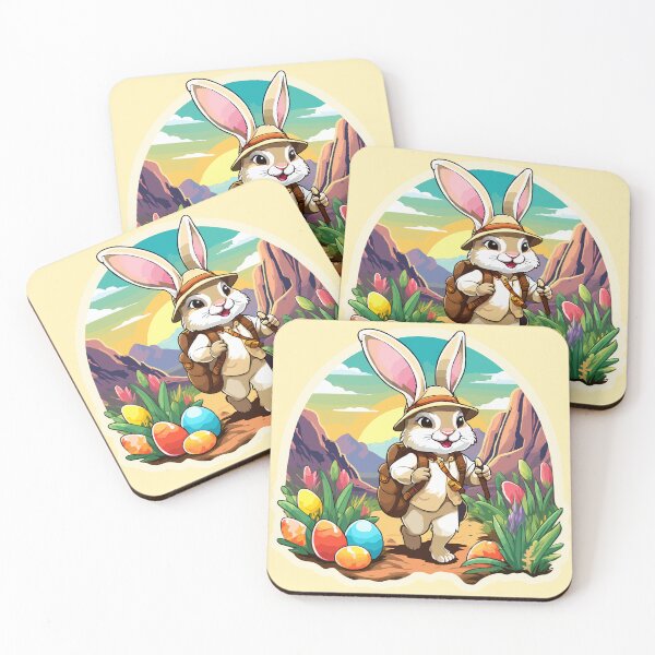 Item preview, The Easter Egg Hunt Adventure Bunny designed and sold by Ambitious Astronaut.
