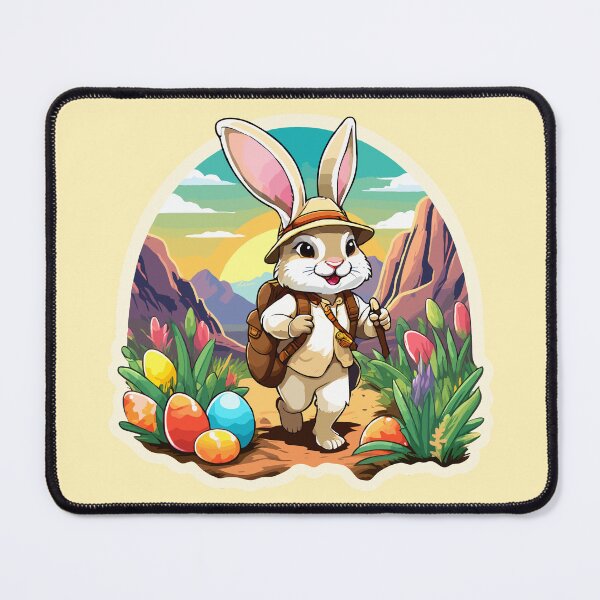 Item preview, The Easter Egg Hunt Adventure Bunny designed and sold by Ambitious Astronaut.