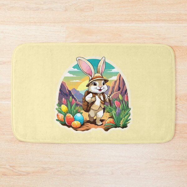 Item preview, The Easter Egg Hunt Adventure Bunny designed and sold by Ambitious Astronaut.