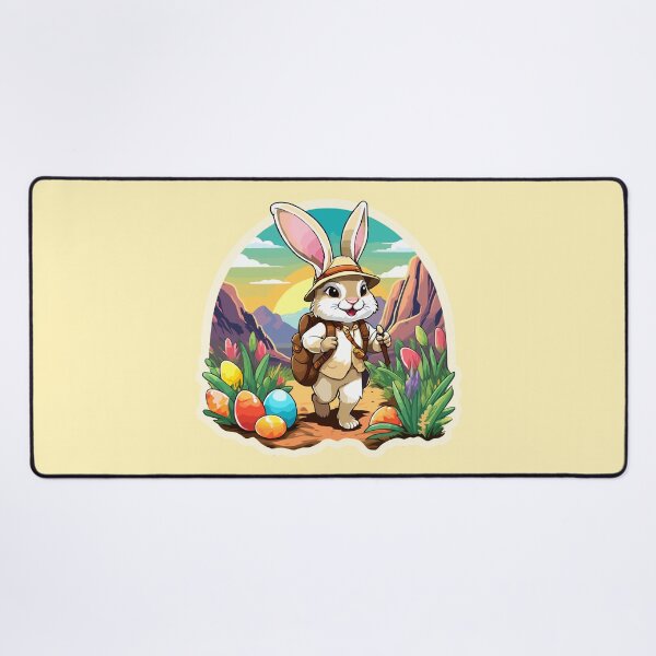 Item preview, The Easter Egg Hunt Adventure Bunny designed and sold by Ambitious Astronaut.