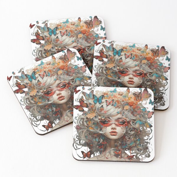 Item preview, Butterflies And Flowers designed and sold by Obsidian Ink by Wilshire.