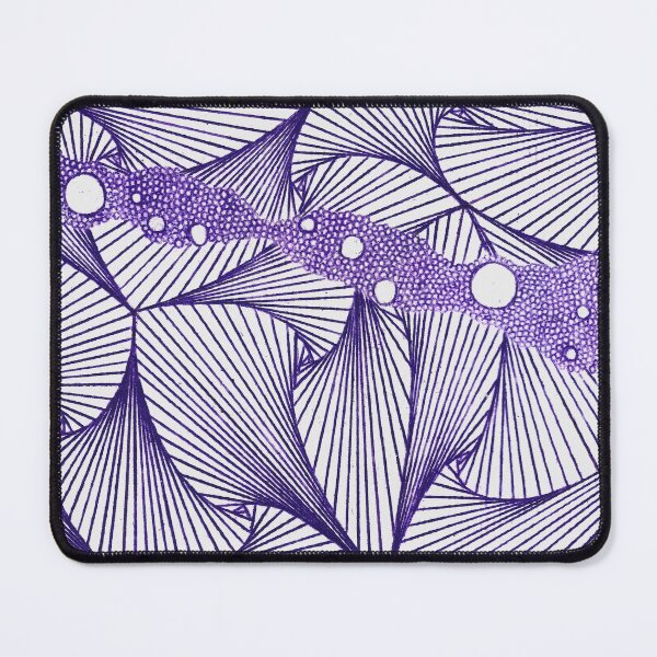 Item preview, abstract white and purple artwork designed and sold by 0-sarah-0.