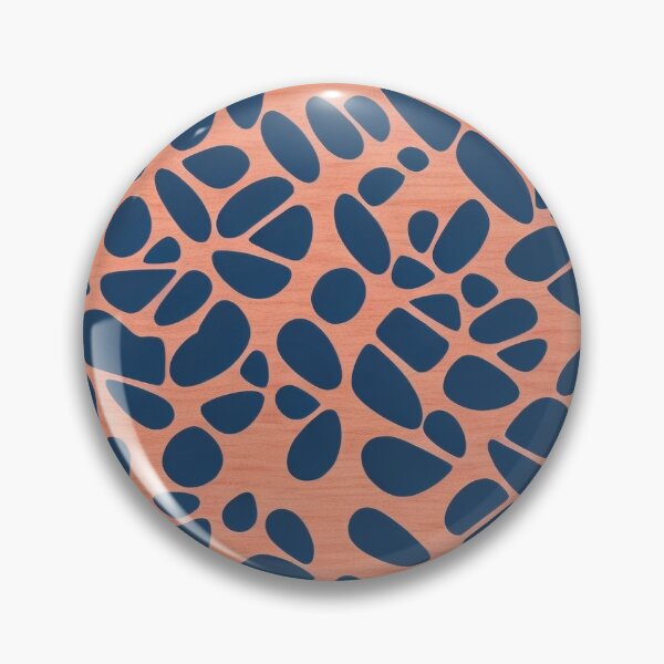 Item preview, Blue Spots on Pink Woodgrain designed and sold by Terrace36.