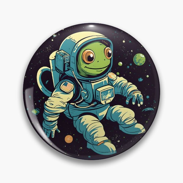 Item preview, Frogs in Space designed and sold by ai-depot.