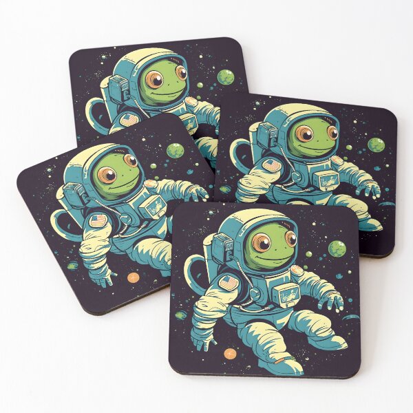 Item preview, Frogs in Space designed and sold by ai-depot.