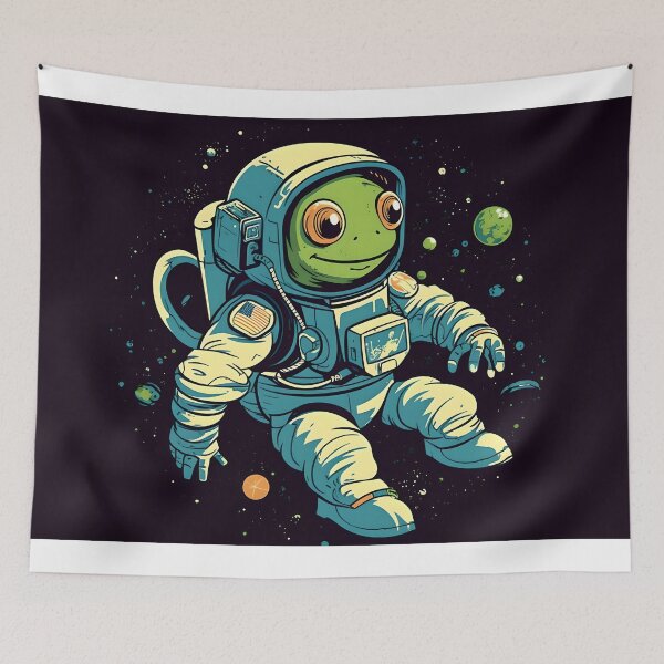 Item preview, Frogs in Space designed and sold by ai-depot.