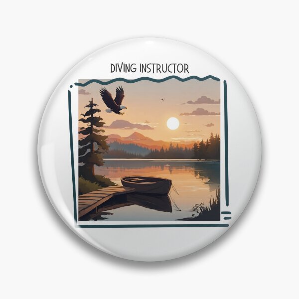 Item preview, Diving instructor designed and sold by OtterLakeCo.