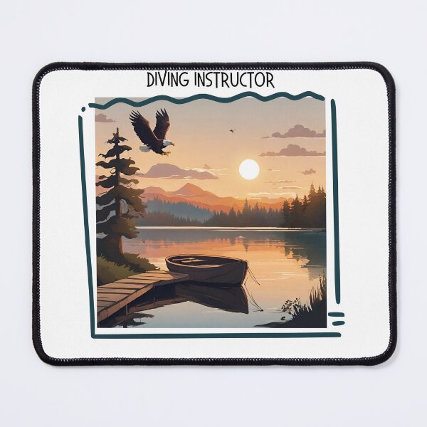 Item preview, Diving instructor designed and sold by OtterLakeCo.