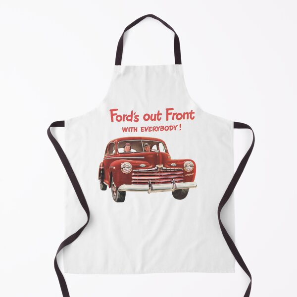 Item preview, Ford Motor Co. Vintage 1940s Red Car Print Ad Design designed and sold by CoupleCrafters.