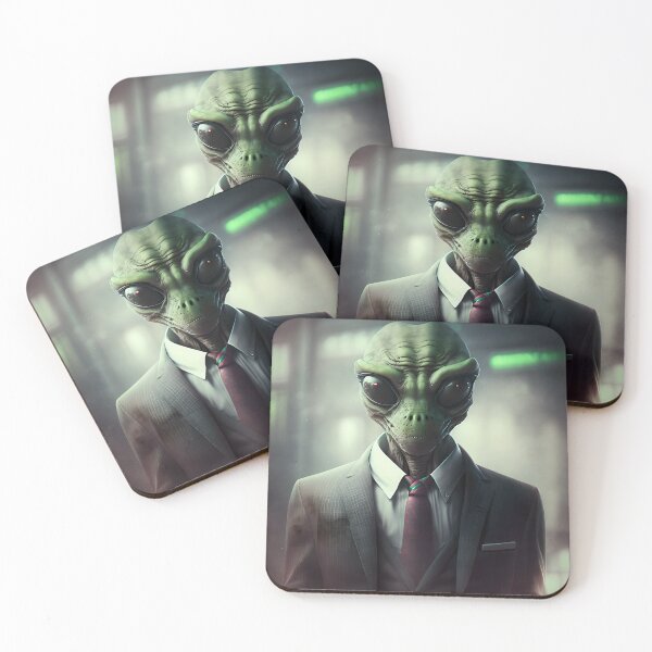 Item preview, Alien Businessman - Day Trader designed and sold by ai-depot.