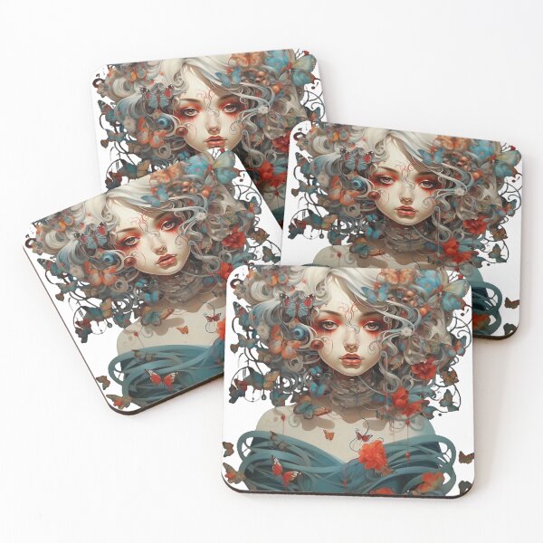 Item preview, Butterflies And Flowers designed and sold by Obsidian Ink by Wilshire.