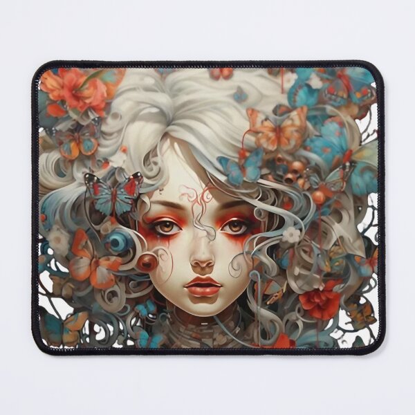Item preview, Butterflies And Flowers designed and sold by Obsidian Ink by Wilshire.