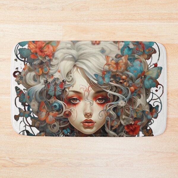 Item preview, Butterflies And Flowers designed and sold by Obsidian Ink by Wilshire.