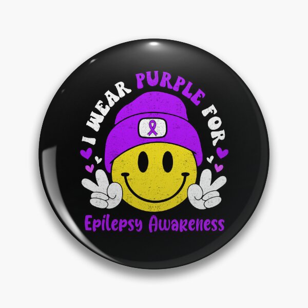 Item preview, I Wear Purple For Epilepsy Awareness, Epilepsy Awareness Month designed and sold by KatMercerr.