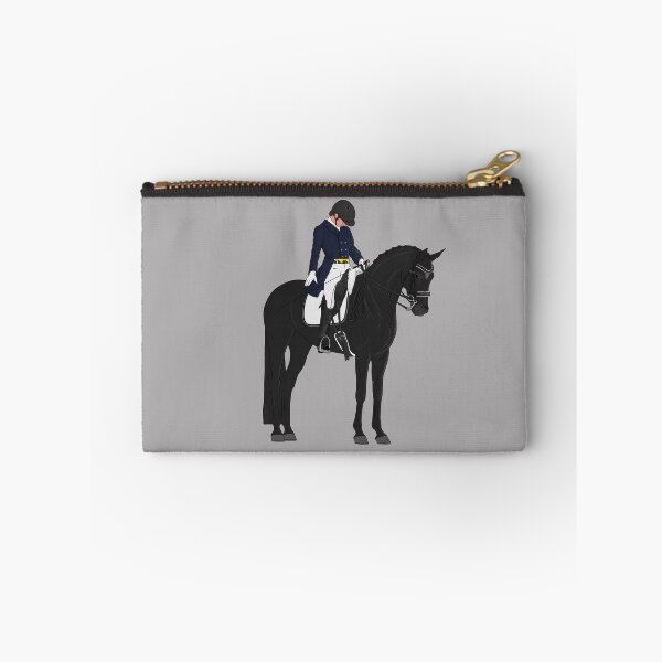 Item preview, Saludo del jinete y del caballo de doma negra designed and sold by DappledMoon.