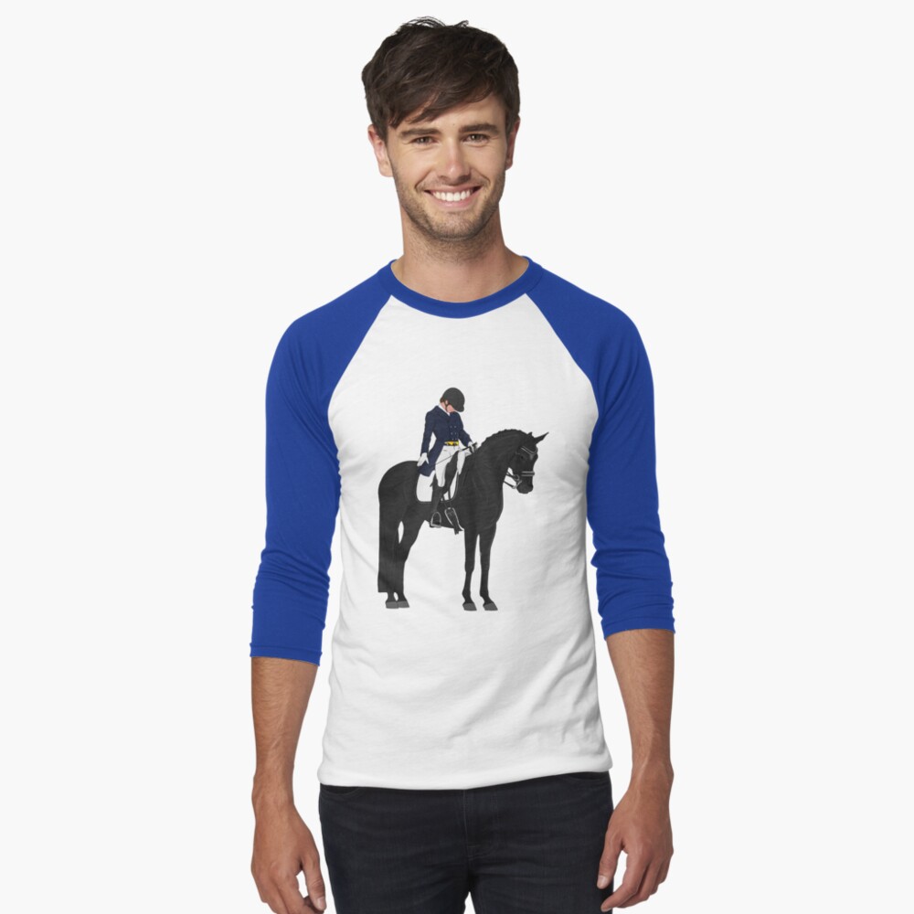 Aperçu de l'œuvre T-shirt baseball manches ¾ créée et vendue par DappledMoon.