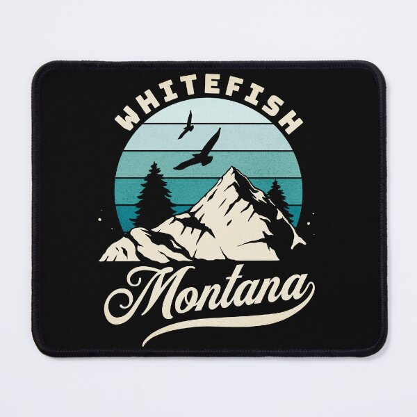 Item preview, Whitefish Montana MT Gift Vintage Style designed and sold by HosvPrint .s.