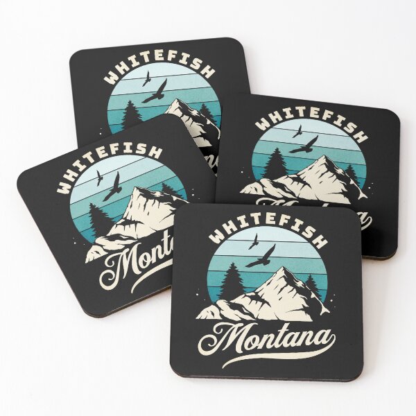 Item preview, Whitefish Montana MT Gift Vintage Style designed and sold by HosvPrint .s.