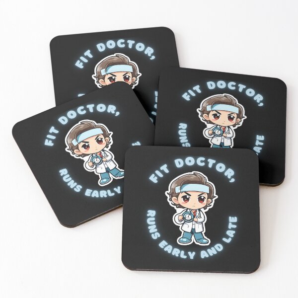Item preview, The fit doctor, runs early and late designed and sold by PatronesKawai.