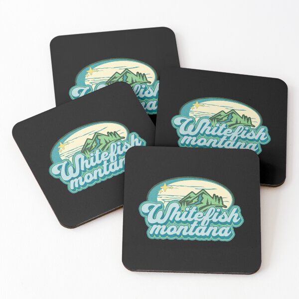 Item preview, Whitefish Montana MT Gift Vintage Style designed and sold by HosvPrint .s.