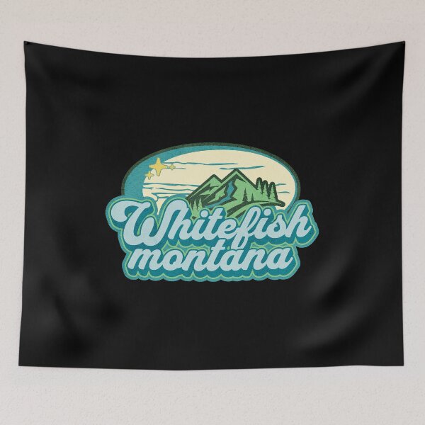 Item preview, Whitefish Montana MT Gift Vintage Style designed and sold by HosvPrint .s.
