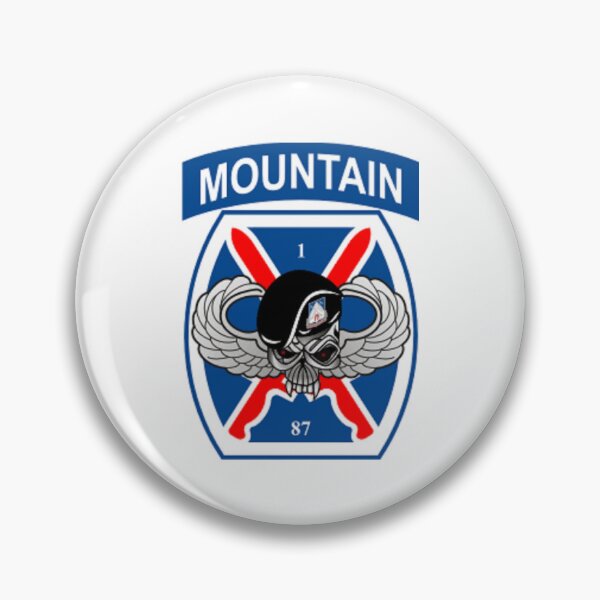 Item preview, US Army 1st Battalion, 87th Infantry Regiment, (1/8) 10th Mountain Division designed and sold by MilitaryPlus.
