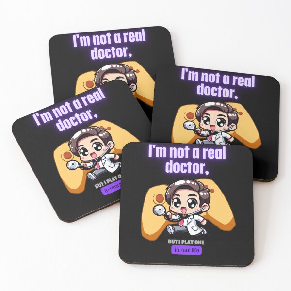 Item preview, I'm not a real doctor, I just play at being one in real life designed and sold by PatronesKawai.
